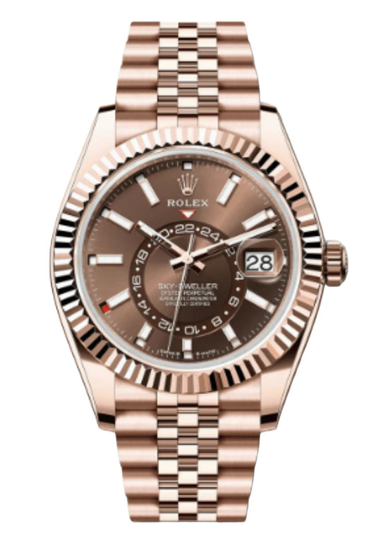 Rolex Sky-Dweller Chocolate Dial Jubilee Bracelet 336935