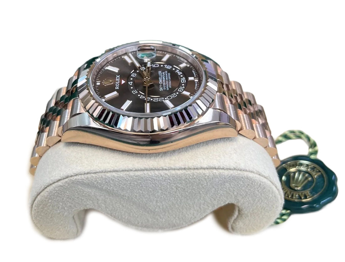 Rolex Sky-Dweller Chocolate Dial Jubilee Bracelet 336935
