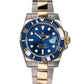 Rolex Submariner Two-Tone Yellow Gold & Steel Rolesor - Blue Dial Ceramic Bezel (Ref# 126613LB)