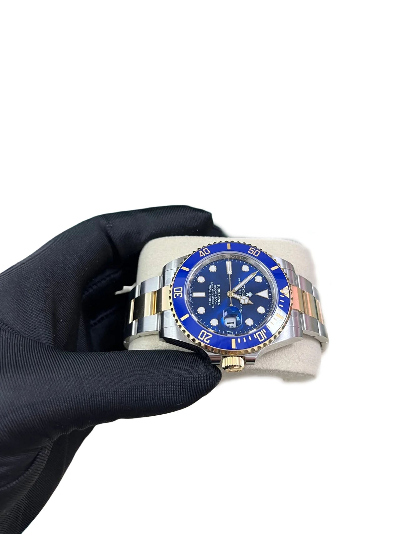 Rolex Submariner Two-Tone Yellow Gold & Steel Rolesor - Blue Dial Ceramic Bezel (Ref# 126613LB)