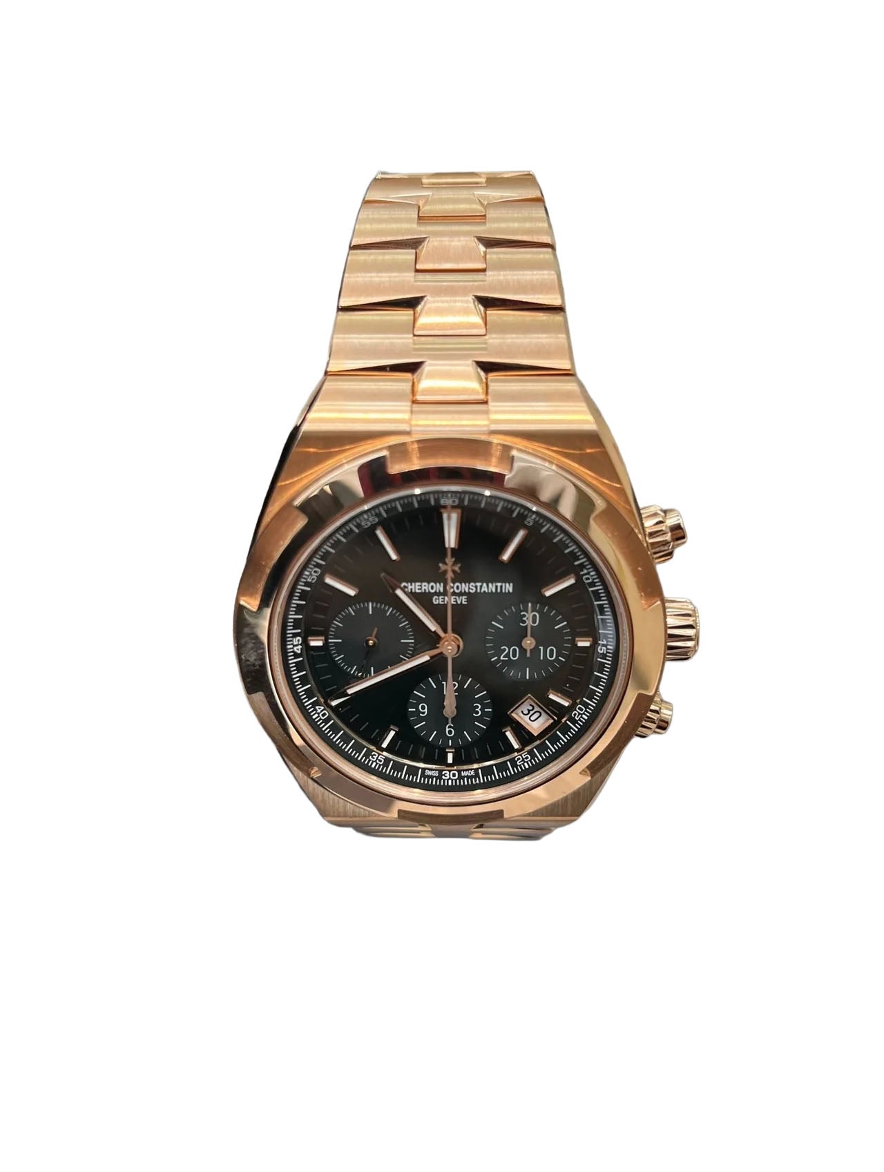 Vacheron Constantin Overseas Chronograph Rose Gold Green Dial 5520V/210R-B966