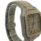 Cartier Santos Two Tone Custom Roman Numeral Iced Out Wrist Watch 40mm XL