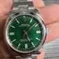 New Rolex Oyster Perpetual 36 Green Dial Midsize Unisex Watch 126000-0005