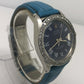 Rolex DateJust 1601 36mm Blue Roman Numeral Dial with Custom Diamond Bezel Watch