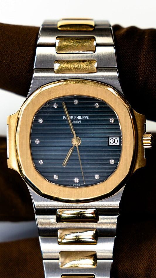 Patek Philippe Nautilus Men's Black Watch - 3800-1AJ