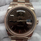 New Rolex Day-Date 40 Rose Gold President 228235 Wristwatch - Chocolate Roman