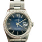Rolex DateJust 36mm 116200 Black And Blue Dial Diamond Bezel Watch