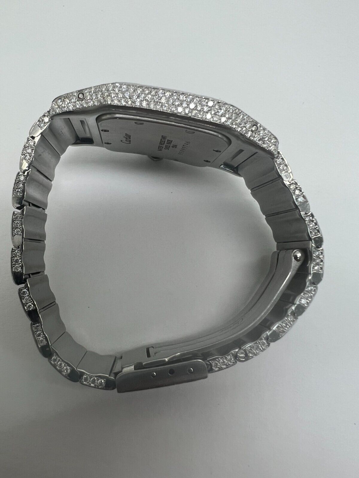 Cartier Santos 29mm Midsize Diamond Watch