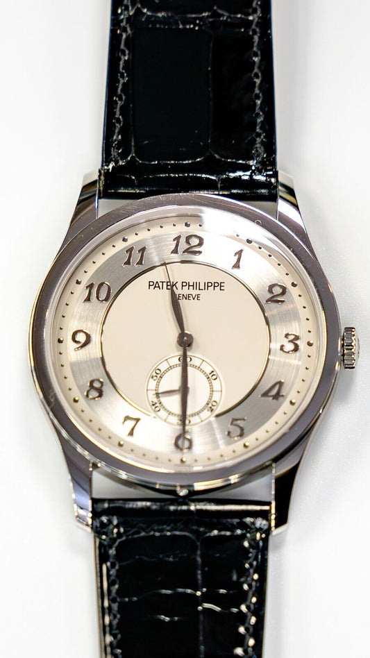 Patek Philippe 5196P-001 Silver Dial Platinum Mens Watch