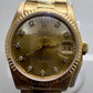 Rolex Ladies 31mm DateJust Gold Diamond Dial