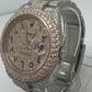 Rolex Datejust 41mm Two Tone Rose Gold Oyster Diamond Iced Out Watch