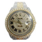 Rolex DateJust 41mm 116300 Two Tone Yellow Gold Jubilee Diamond Iced Out Watch