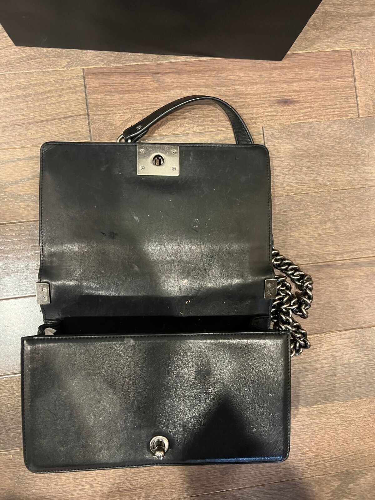 Chanel Python Women's Hand Bag Discontinued Mint