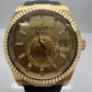 Rolex Sky-Dweller 326238 Yellow Gold Champagne Dial Men's Watch 2022
