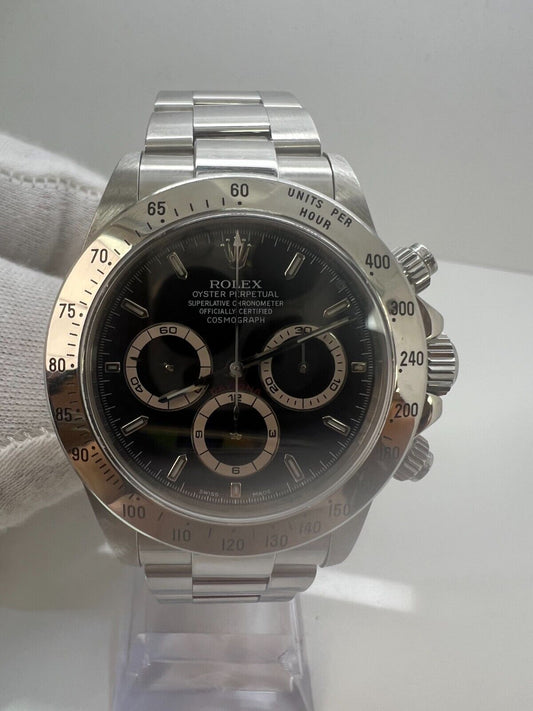 Rolex Daytona Zenith Black 16520 1999 Men's Watch