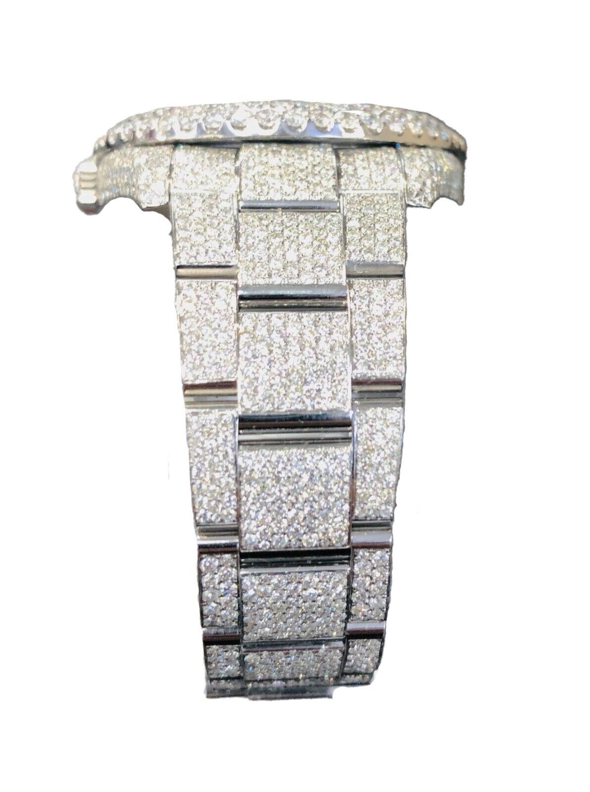 Rolex DateJust 116300 41mm 25 Carat Oyster Diamond Iced Out Men's Watch