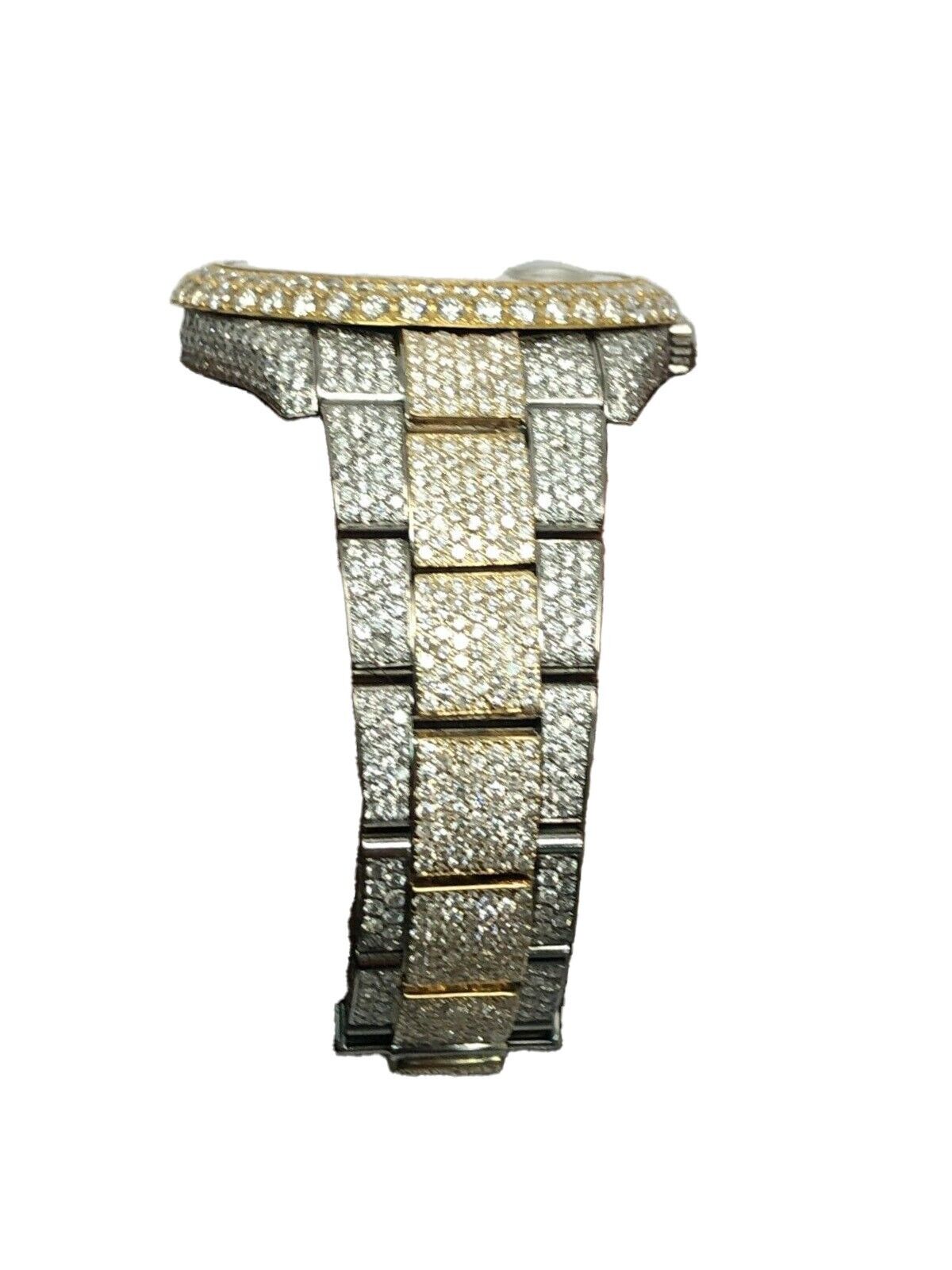 Rolex DateJust 116300 41mm Two Tone Yellow Oyster 25 Carat Diamond Men's Watch