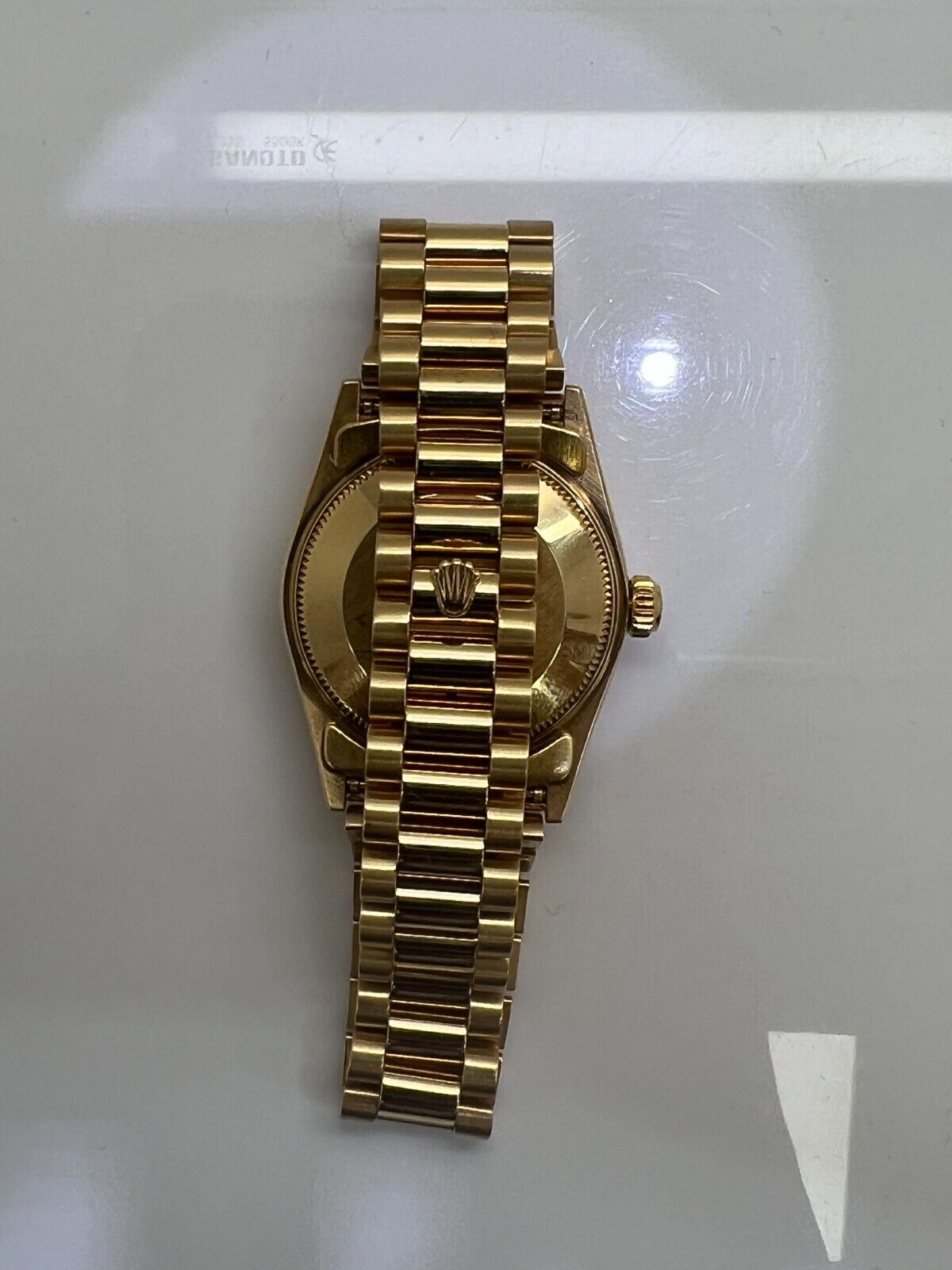 Rolex Ladies 31mm DateJust Gold Diamond Dial
