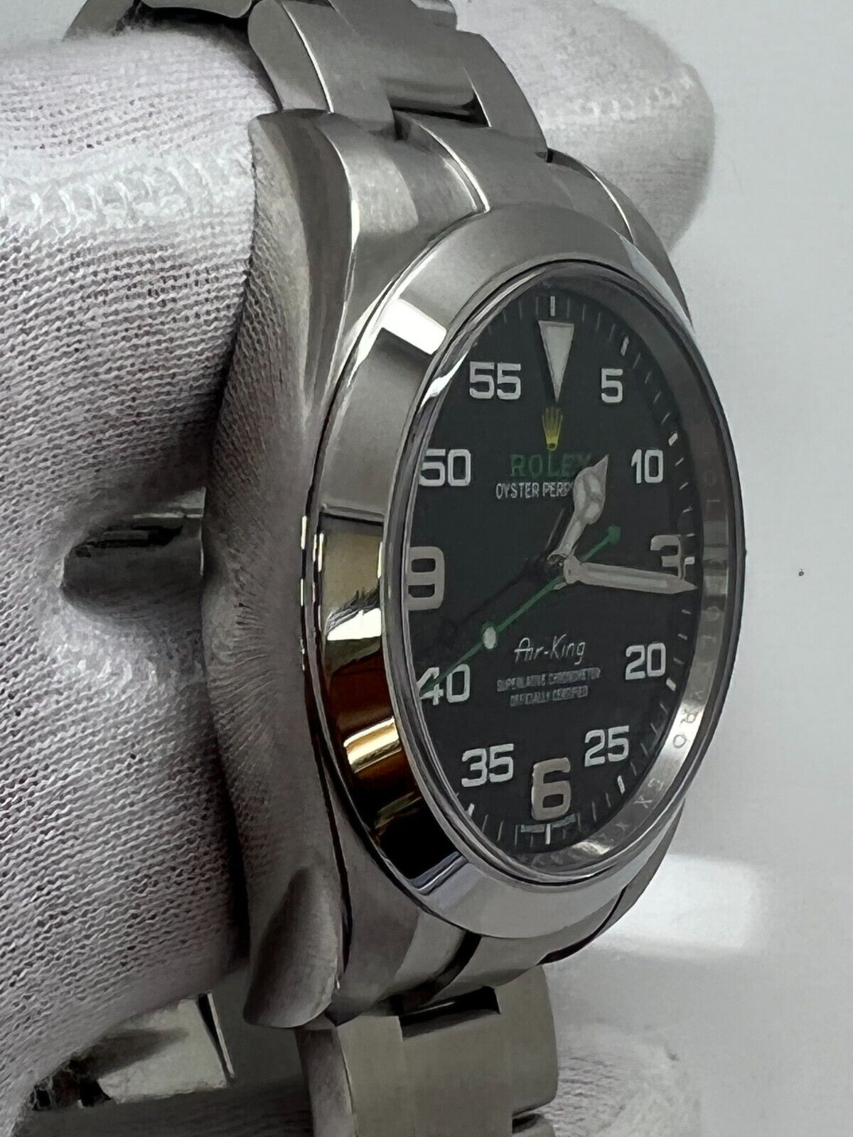 Rolex Air-King Men's Black Watch - 116900