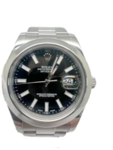 Rolex Datejust II 116300 41mm Men’s Black Dial Oyster Bracelet Watch