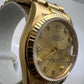 Rolex Ladies 31mm DateJust Gold Diamond Dial