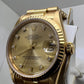 Rolex Ladies 31mm DateJust Gold Diamond Dial