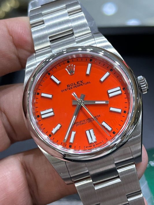 Rolex Oyster Perpetual 124300 Red Men's Watch